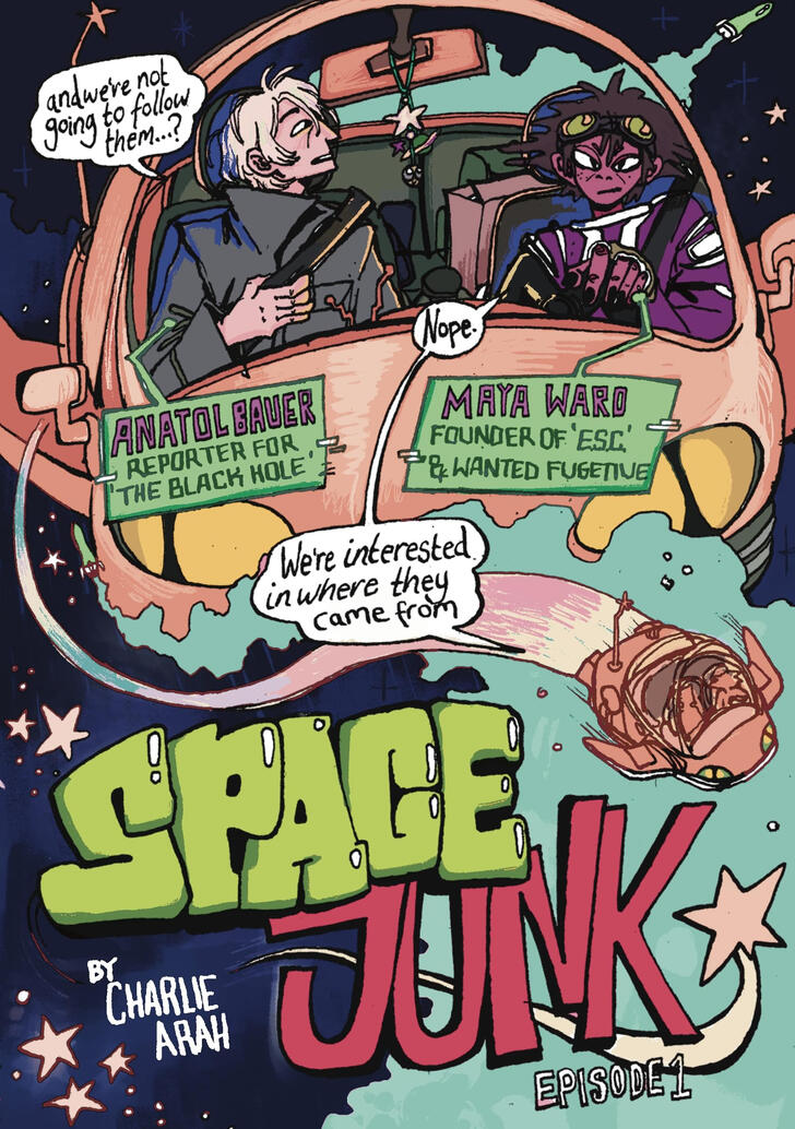 Space Junk Comic for Fruit Roll Up