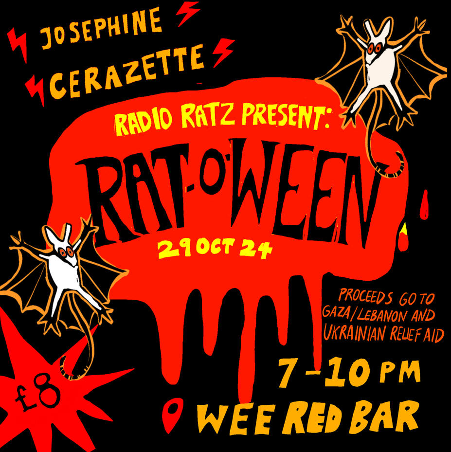 Rat-o-ween Gig Social Media Post